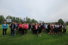 Nastoupená družstva při zahájení