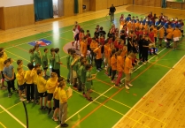 Nástup družstev před zahájením